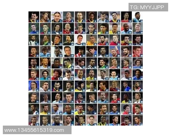 足球百大球星卡高清合集 一览世界足坛传奇巨星的精彩瞬间